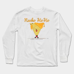 Nacho HoHo Tortilla Santa Claus Long Sleeve T-Shirt